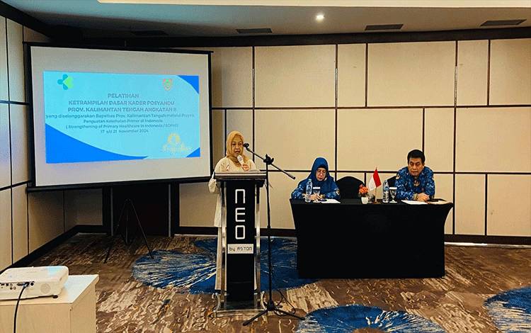 Dinkes Kalteng Gelar Pelatihan Keterampilan Dasar Kader Posyandu di Palangka Raya