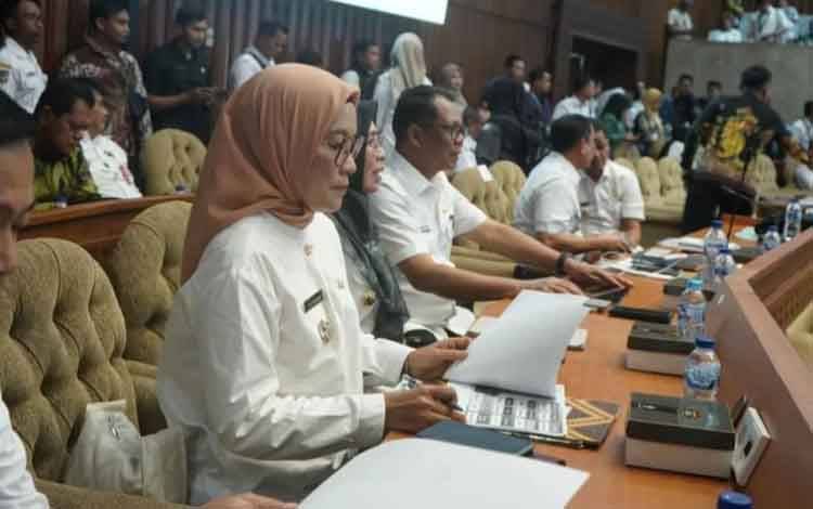 Pj Wali Kota Palangka Raya Hadiri Rapat Persiapan Pilkada Serentak di DPR RI