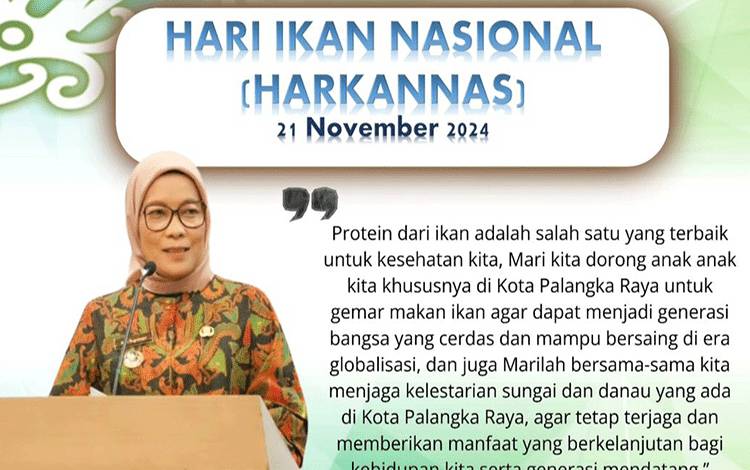 Warga Palangka Raya Diajak Tingkatkan Konsumsi Ikan dan Jaga Habitatnya