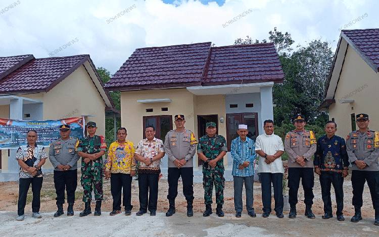 Kapolres Gunung Mas Resmikan Rumah Jabatan Kapolsek
