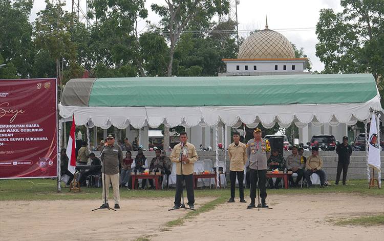 KPU Sukamara Gelar Apel Kesiapan Pilkada Serentak 2024