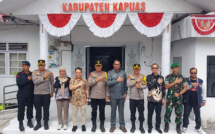 Wakapolda Kalteng Kunjungi KPU Kapuas Pantau Kesiapan Pilkada Serentak 2024