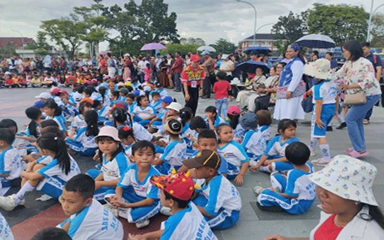 Apresiasi Pengawas untuk Gelar P5 dengan Tema Kearifan Lokal oleh SDS Santa Maria Palangka Raya