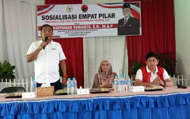 Sigit K Yunianto Sosialisasi 4 Pilar Kebangsaan di Kalampangan