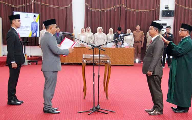 Citra Yudha DJ. Itam Resmi Dilantik Sebagai PAW Anggota DPRD Seruyan
