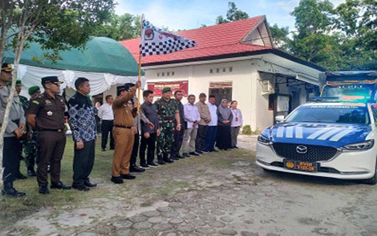Logistik Pilkada Serentak 2024 di Sukamara Didistribusikan