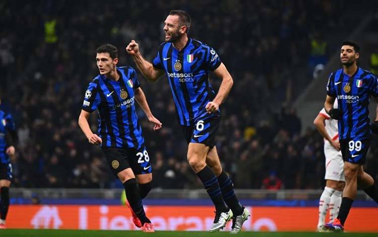 Inter Milan Tempel Ketat Napoli Seusai Kalahkan Torino 2-0