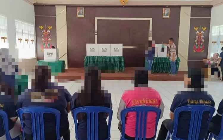Pemungutan Suara di Lapas Perempuan Berlangsung Aman dan Tertib