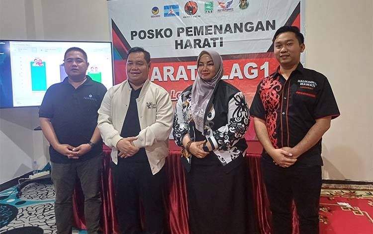 Halikinnor-Irawati Deklarasikan Kemenangan Hasil Hitung Cepat