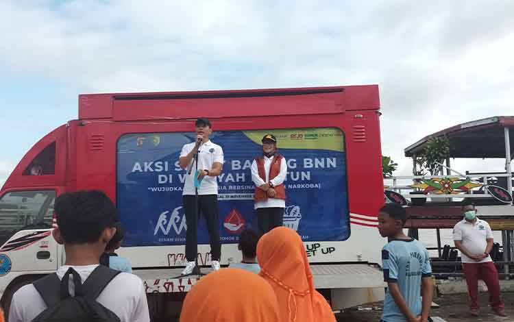 BNNP Kalteng Gelar Senam Bersama di Kampung Puntun, Wujudkan Wilayah Bebas Narkoba