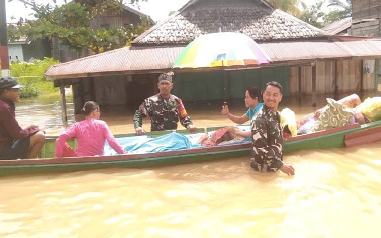 Banjir Melanda Pujon Kecamatan Kapuas Tengah
