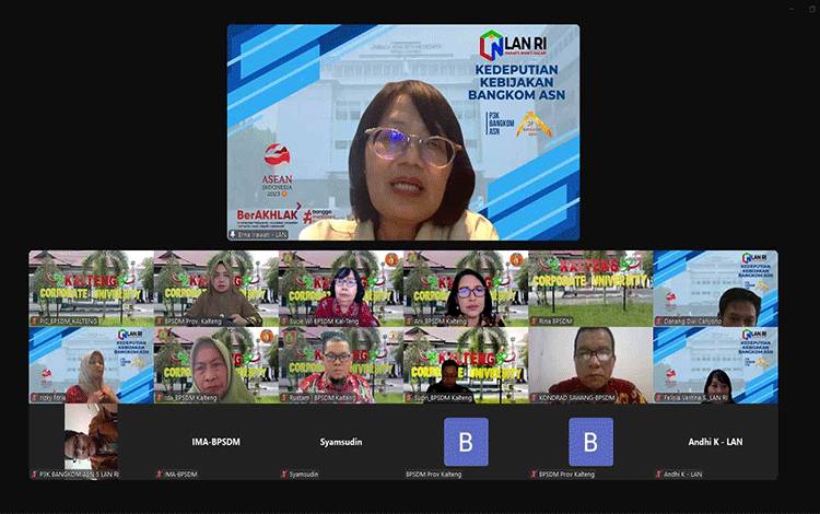 Kolaborasi BPSDM Kalteng dan LAN RI Dukung Pengembangan Kepemimpinan Strategis