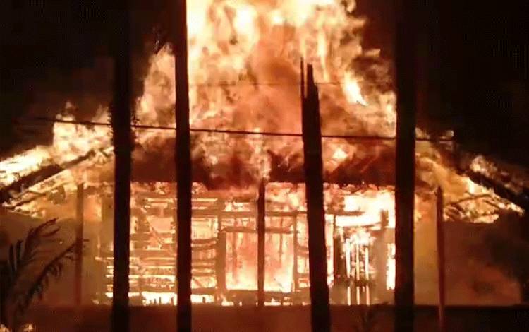 Kebakaran Rumah Kosong Kembali Terjadi di Palangka Raya