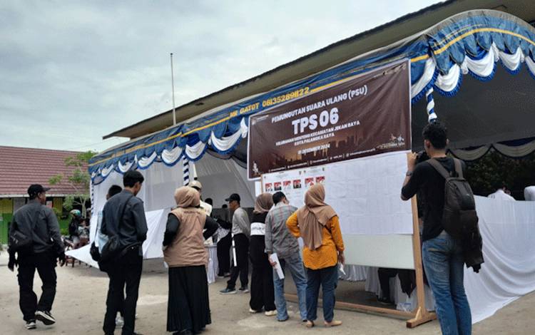 Terjadinya PSU di TPS 06 Palangka Raya dianggap Melelahkan dan Menguras Tenaga