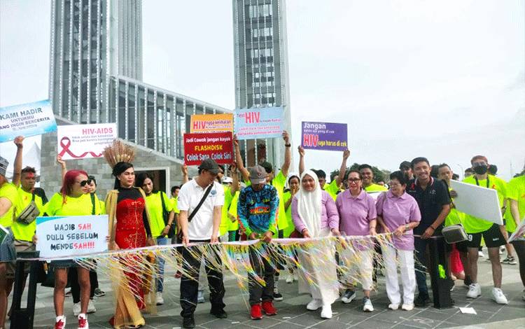 Kesetaraan Hak Jadi Sorotan dalam Kampanye HIV-AIDS Kalteng