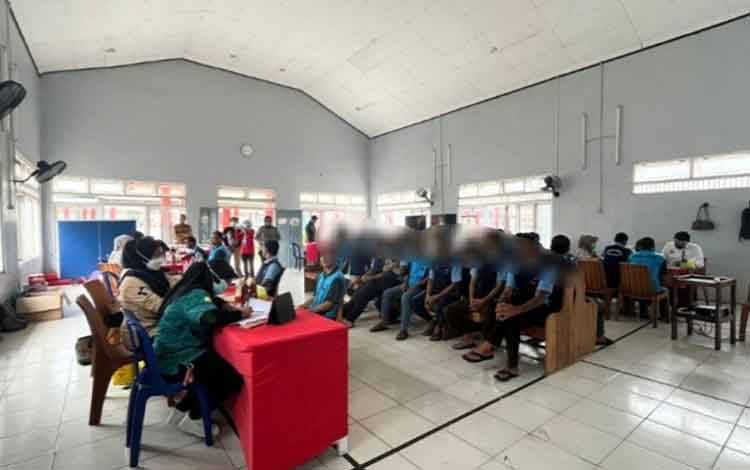 Rutan Kapuas Gelar Tes HIV dan HCT Bagi WBP