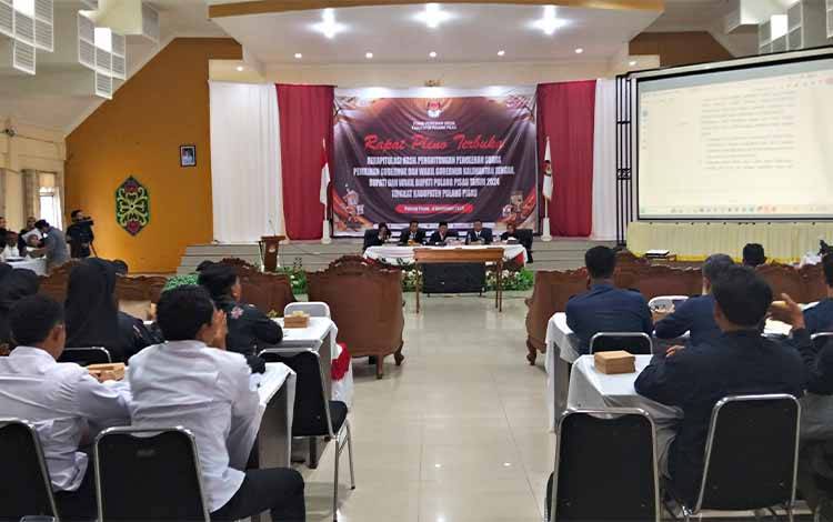 Hasil Pleno Rekapitulasi Suara KPU Pulang Pisau yang Unggul: Pilbup Rifai-Jaya, Pilgub Agustiar-Edy