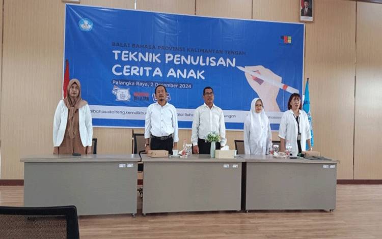 Balai Bahasa Kalteng Gelar Kegiatan Teknik Penulisan Cerita Anak