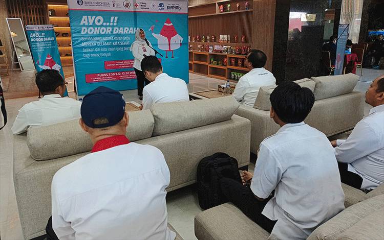 Apresiasi Pemko Palangka Raya untuk Kegiatan Donor Darah oleh KPw-BI Kalteng