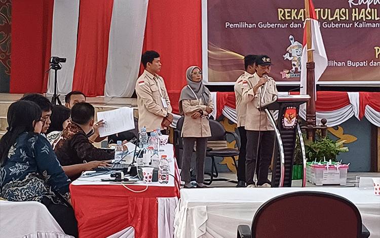 Hasil Pleno Rekapitulasi KPU Kotim: Agustiar-Edy Unggul di 9 Kecamatan, Nadalsyah-Supian Hadi di 8 Kecamatan