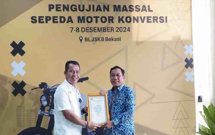 Kemenhub Uji Sepeda Motor Listrik Konversi Secara Massal