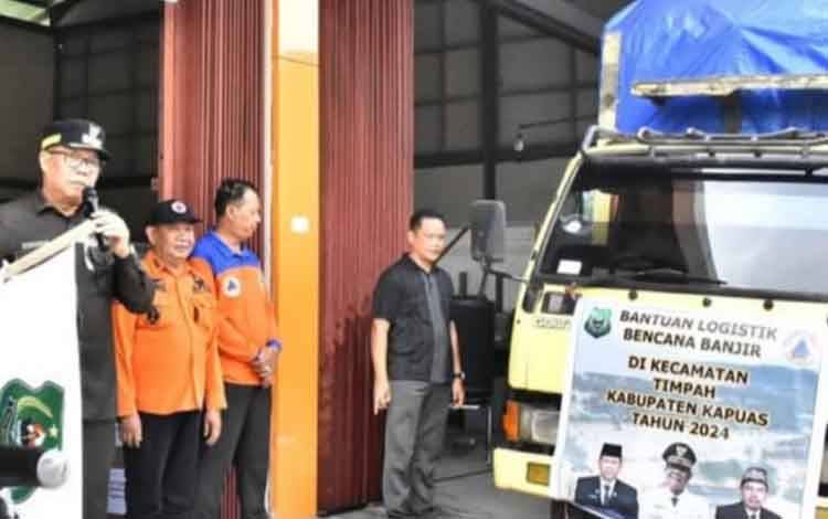 Respon Pemkab Kapuas, Bantuan Banjir Disalurkan ke Empat Kecamatan