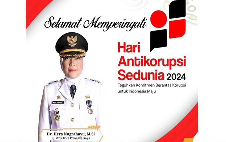 Pj Wali Kota Palangka Raya Harap Peringatan Hari Antikorupsi Jadi Momentum Perubahan