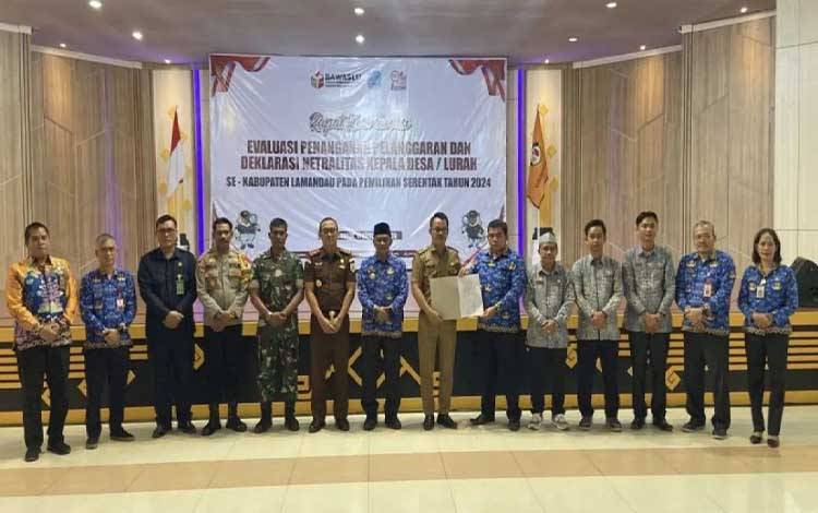 Pastikan Netralitas Terjaga, Kades se-Lamandau Ucapkan Ikrar