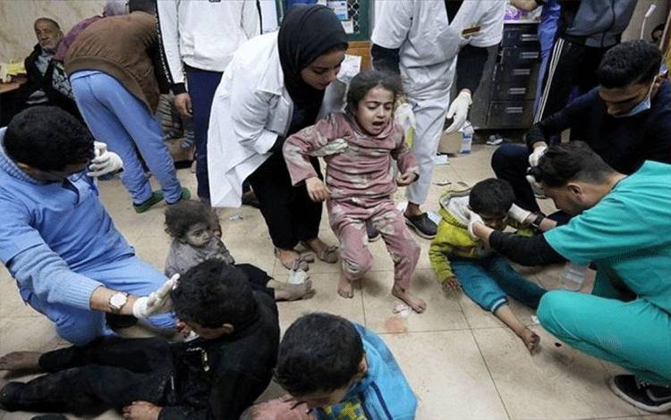 PBB Sebut Lebih Dari 4.000 Anak Gaza Dirawat Setiap Bulan Sejak Juli