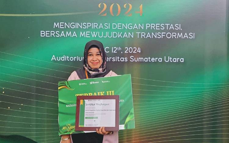 Prodi PSL Universitas Sumatera Utara Raih Juara 3 Anugerah Kerja Sama Terbaik