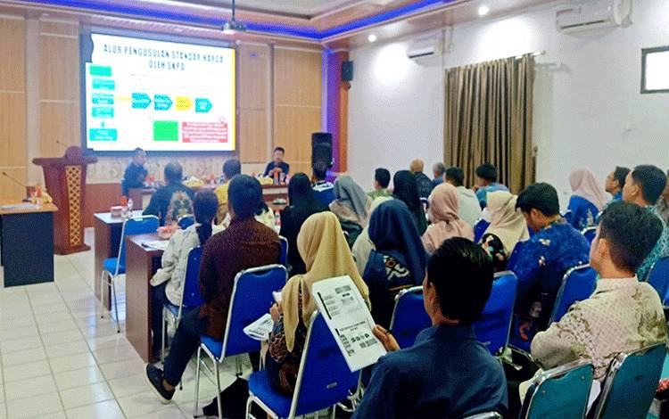 Pemkab Barito Utara Sosialisasikan Standar Harga Satuan Pokok dan Analisis Standar Belanja 2025