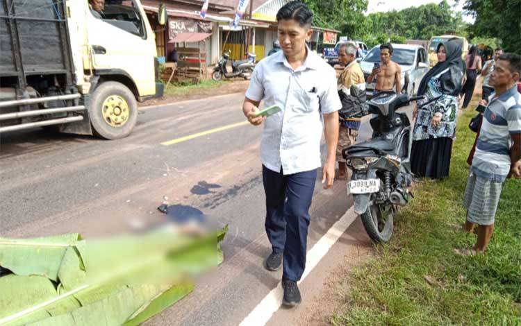 Pelajar Kendarai Motor Tewas di Tempat Akibat Kecelakaan di Kotim