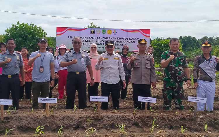 Penanaman Jagung Lanjutan Juga untuk Pembinaan Bagi WBP Lapas Sukamara