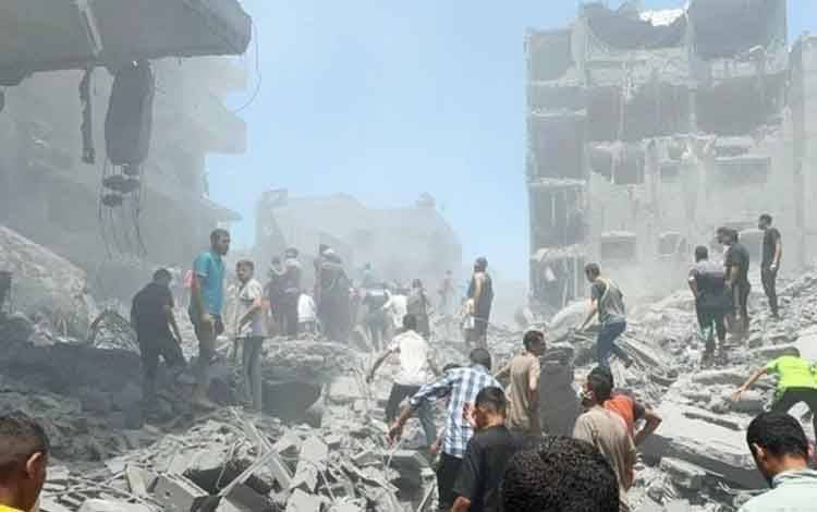 Palestina: Israel Melanggar Hukum Int'l atas Pemboman Sekolah di Gaza