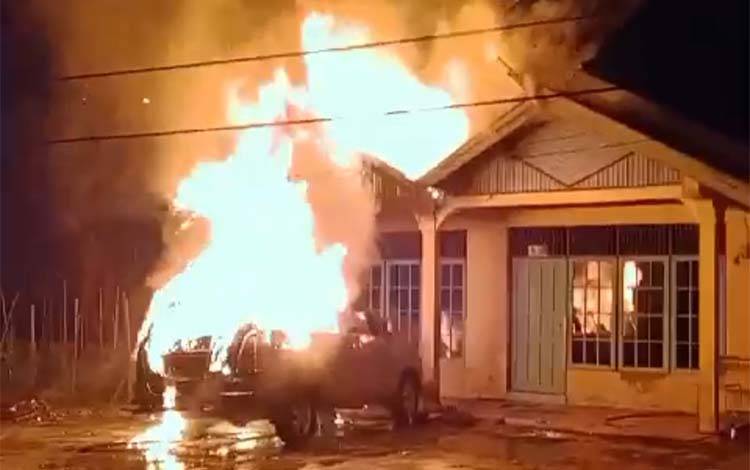 Kebakaran Hanguskan Rumah dan Mobil di Kasongan, Begini Kronologinya