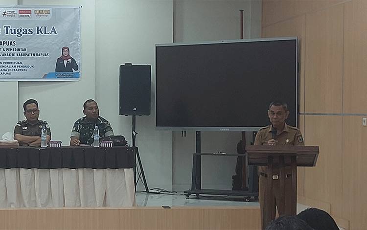 Pentingnya Kolaborasi Lintas Sektor Wujudkan KLA Kategori Madya di Kapuas