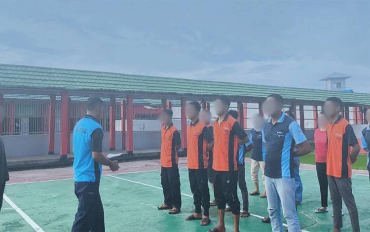 Tingkatkan Kedisiplinan dan Keterampilan, WBP Rutan Kapuas Dilatih PBB