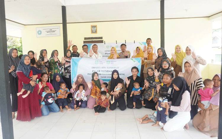 PT Kalimantan Sawit Abadi Gelar Kegiatan Pencegahan dan Penurunan Stunting di Desa Natai Baru