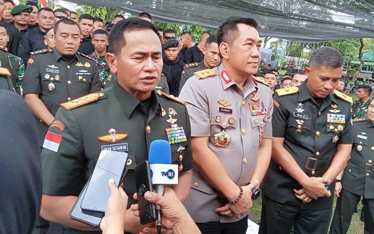 Danrem Baru Diminta Kawal Program Strategis Kalteng
