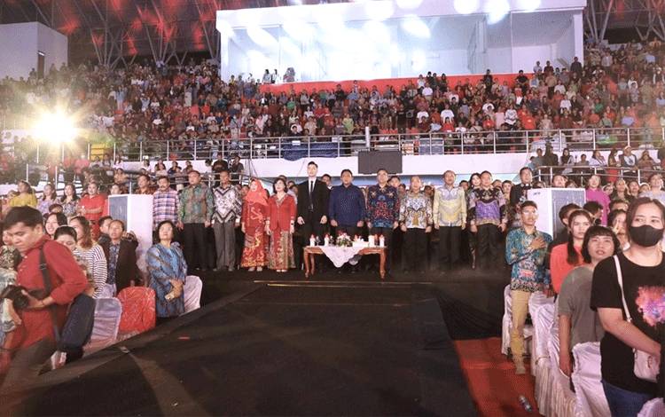 Perayaan Natal Kalimantan Tengah Disambut Meriah