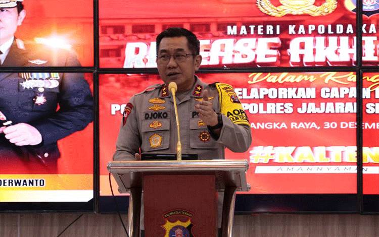 Kapolda Kalteng: Tingkat Kejahatan di Kalteng Meningkat 3 Persen