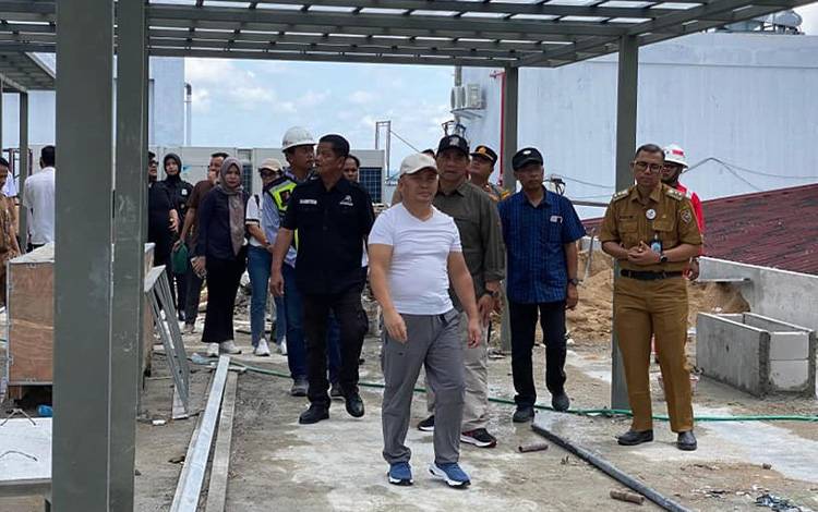 Gubernur Kalteng Tinjau Pembangunan RSUD Tipe B di Kecamatan Hanau