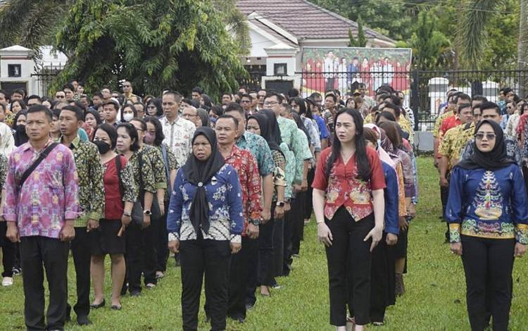 Pemkab Barito Timur Gelar Apel Gabungan Awal Tahun 2025