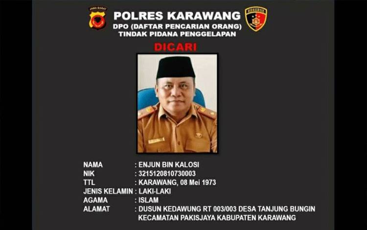 Polisi Tetapkan Seorang Kades DPO Kasus Penggelapan