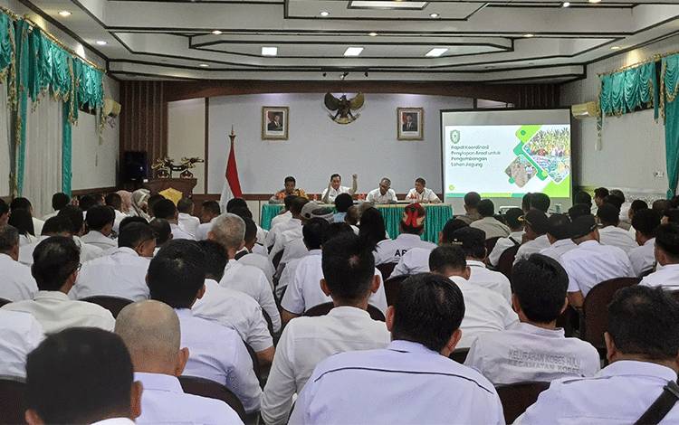 Pemkab Kotim Persiapkan Lahan Tanam Jagung Serentak di Seluruh Desa