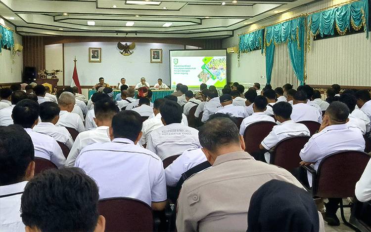 Desa Tumbang Sangai Akan Manfaatkan Lahan Pinggir Sungai Dukung Program Tanam Jagung