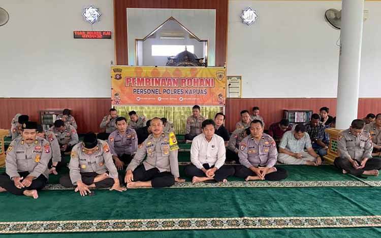 Personel Polres Kapuas Ikuti Binrohtal SSDM Polri
