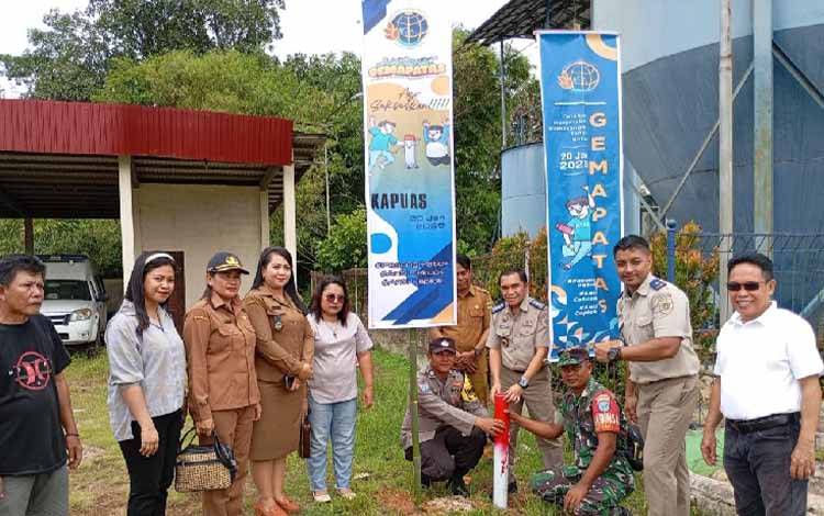 Kantor Pertanahan Gunung Mas Laksanakan Gemapatas di Kelurahan Tumbang Talaken