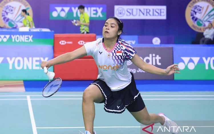 Tampil Dominan, Gregoria Melesat ke 16 Besar Indonesia Masters
