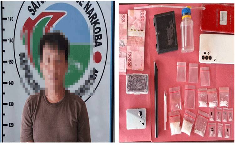 Pengedar Sabu di Desa Sembuluh II Diringkus